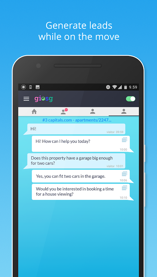 Generate leads while on the move